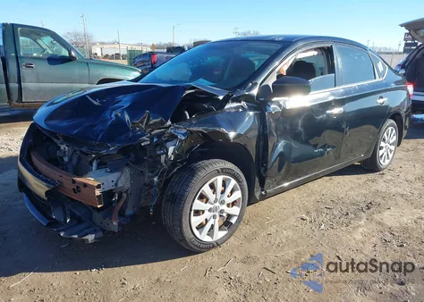 2015 Nissan Sentra S from USA, damaged, VIN 3N1AB7AP5FY282334